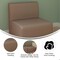 Flash Furniture Bright Beginnings Commercial Grade Modular Classroom Soft Seating, Armless 1-Seater Sofa, Neutral Vinyl MK-KE15693-GG - alternate 7